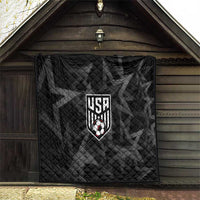 Soccer 2026 USA Quilt Black Stars Version