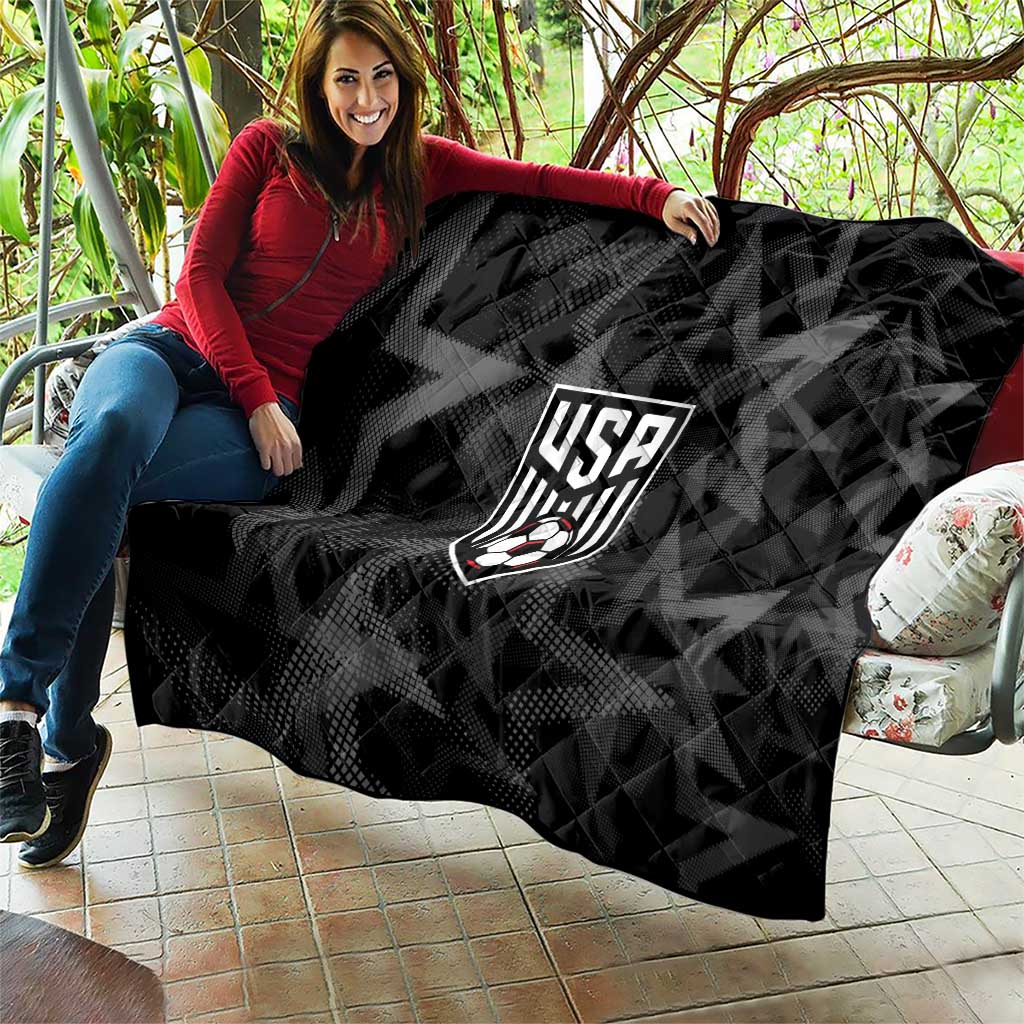 Soccer 2026 USA Quilt Black Stars Version