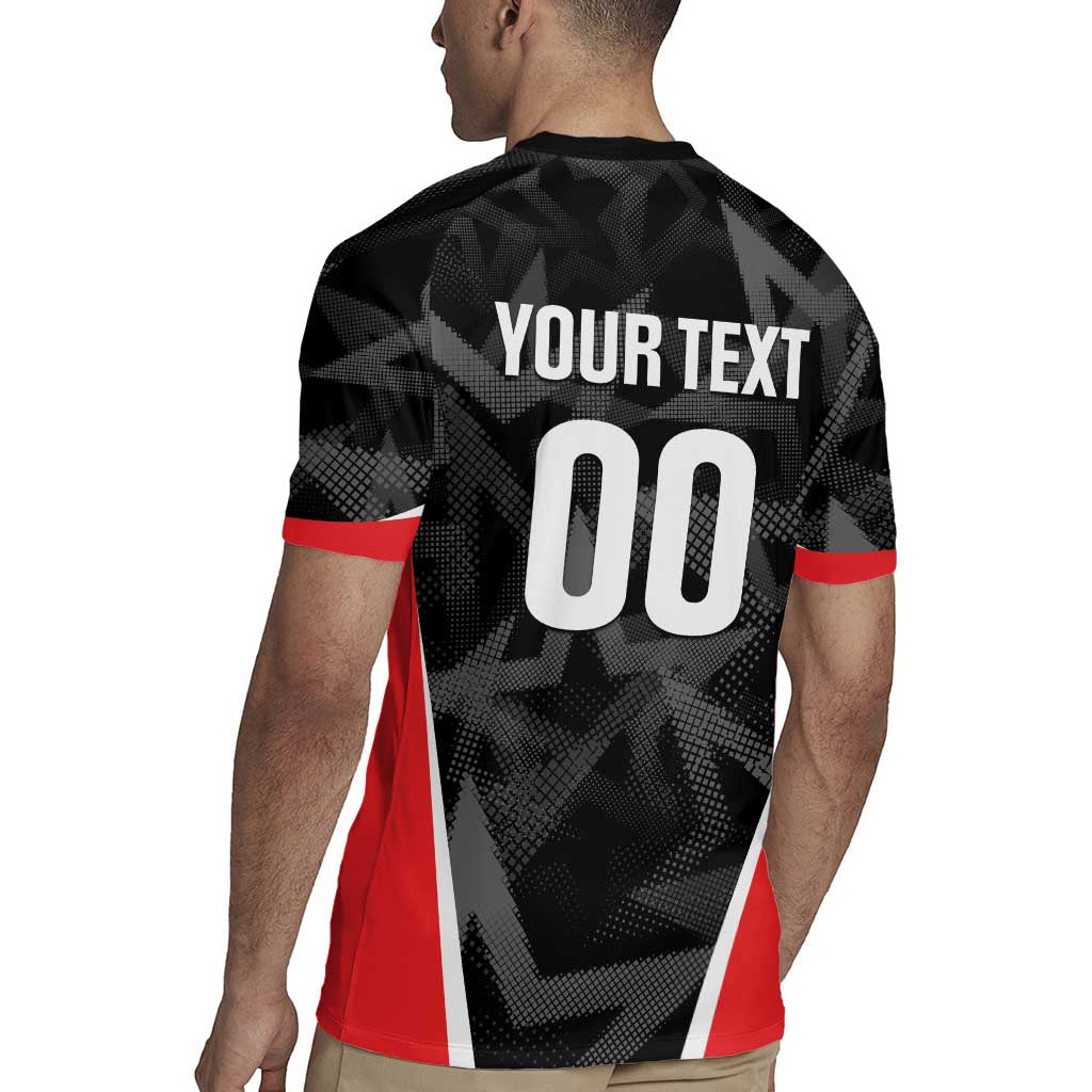 Custom Soccer 2026 USA Rugby Jersey Black Stars Version