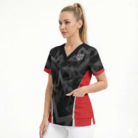 Custom Soccer 2026 USA Scrub Top Black Stars Version