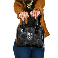 Soccer 2026 USA Shoulder Handbag Black Stars Version