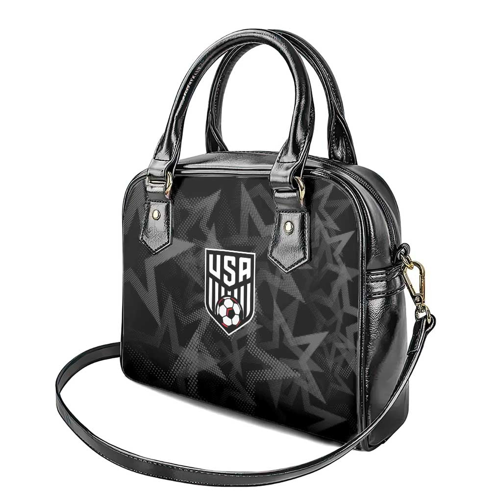 Soccer 2026 USA Shoulder Handbag Black Stars Version