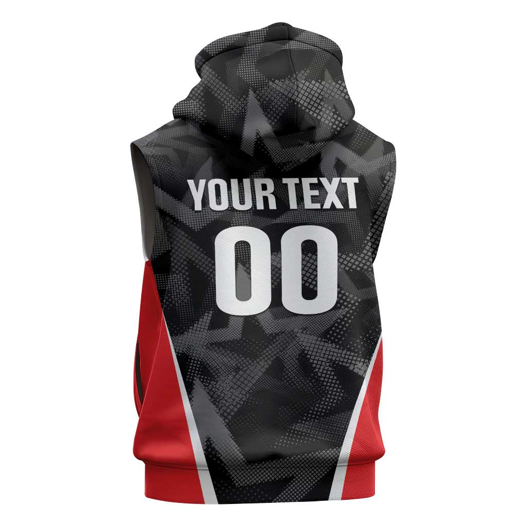 Custom Soccer 2026 USA Sleeveless Hoodie Black Stars Version
