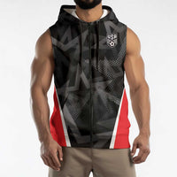 Custom Soccer 2026 USA Sleeveless Zip Hoodie Black Stars Version