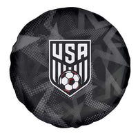 Soccer 2026 USA Spare Tire Cover Black Stars Version