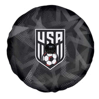 Soccer 2026 USA Spare Tire Cover Black Stars Version