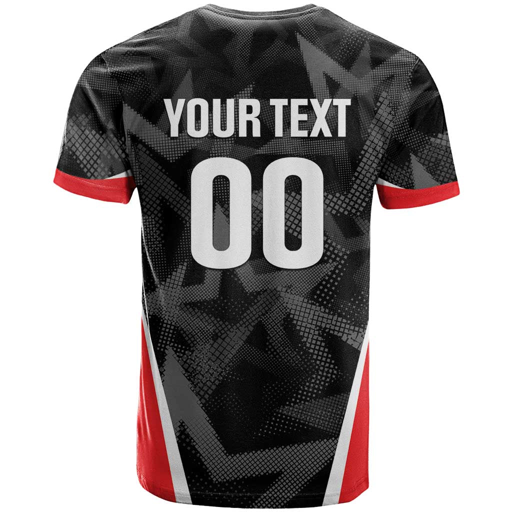 Custom Soccer 2026 USA T Shirt Black Stars Version