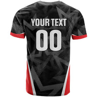 Custom Soccer 2026 USA T Shirt Black Stars Version