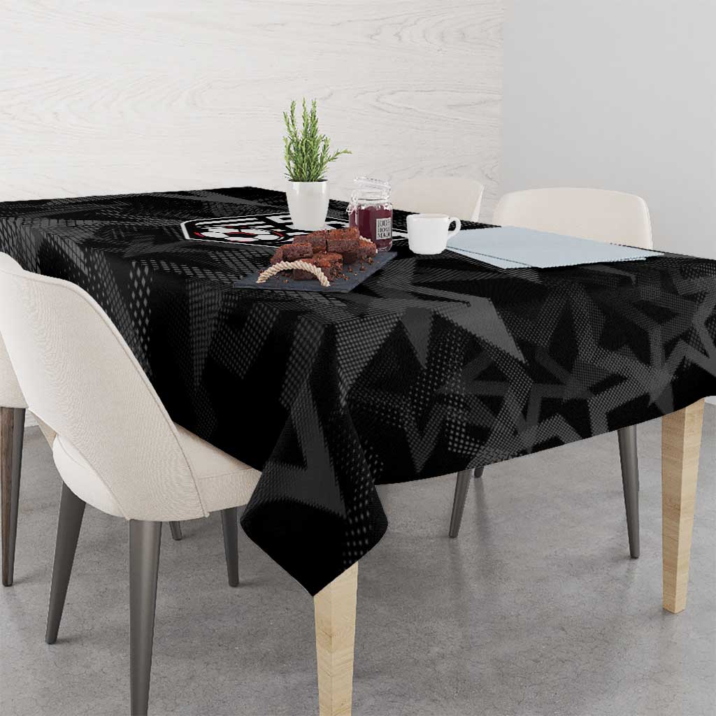 Soccer 2026 USA Tablecloth Black Stars Version