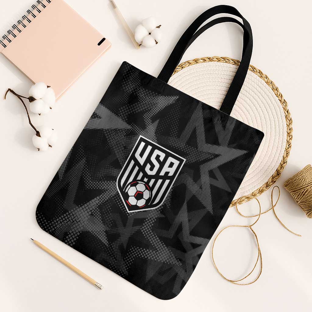 Soccer 2026 USA Tote Bag Black Stars Version