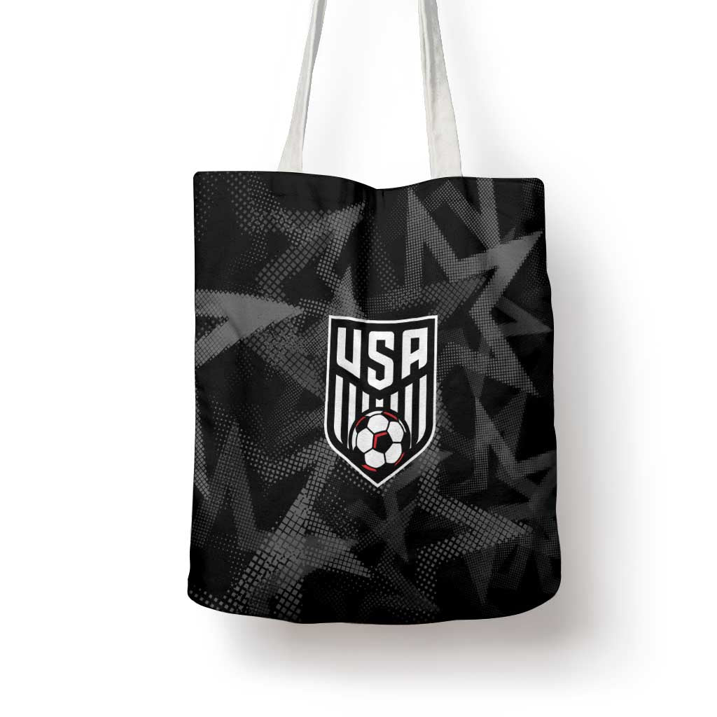 Soccer 2026 USA Tote Bag Black Stars Version
