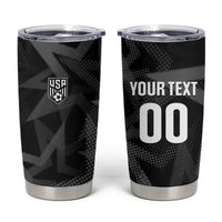 Custom Soccer 2026 USA Tumbler Cup Black Stars Version