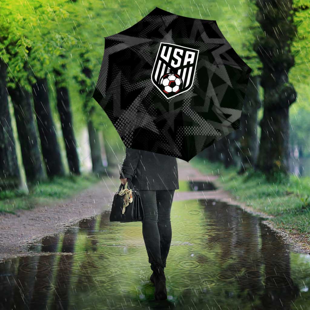 Soccer 2026 USA Umbrella Black Stars Version