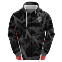 Custom Soccer 2026 USA Zip Hoodie Black Stars Version