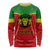 Personalised Ethiopia Long Sleeve Shirt Lion Of Judah Flag Style Special Version LT01