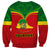 Personalised Ethiopia Sweatshirt Lion Of Judah Flag Style Special Version - Wonder Print Shop