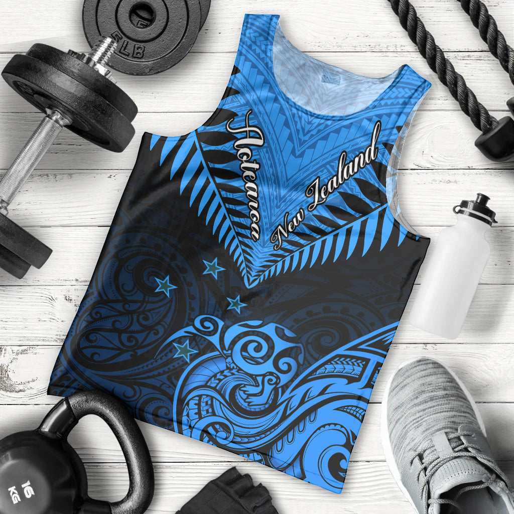 personalised-new-zealand-men-tank-top-aotearoa-blue-maori-kiwi-blue-fern