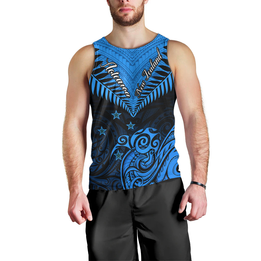 personalised-new-zealand-men-tank-top-aotearoa-blue-maori-kiwi-blue-fern