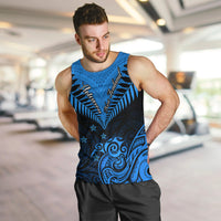 personalised-new-zealand-men-tank-top-aotearoa-blue-maori-kiwi-blue-fern