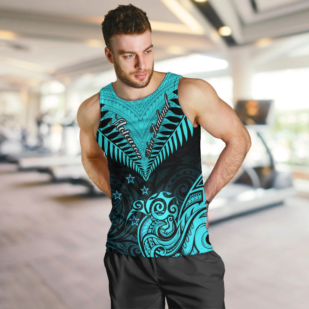 personalised-aotearoa-men-tank-top-maori-kiwi-turquoise-fern