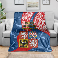 czech-republic-independence-day-blanket-czechia-coat-of-arms-embroidery-motif