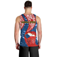 Czech Republic Independence Day Men Tank Top Czechia Coat Of Arms Embroidery Motif - Wonder Print Shop