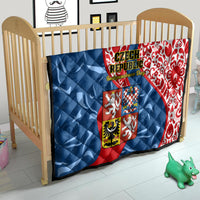Czech Republic Independence Day Quilt Czechia Coat Of Arms Embroidery Motif - Wonder Print Shop