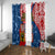 Czech Republic Independence Day Window Curtain Czechia Coat Of Arms Embroidery Motif - Wonder Print Shop
