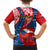 Personalised Czech Republic Independence Day Kid Hawaiian Shirt Czechia Coat Of Arms Embroidery Motif - Wonder Print Shop
