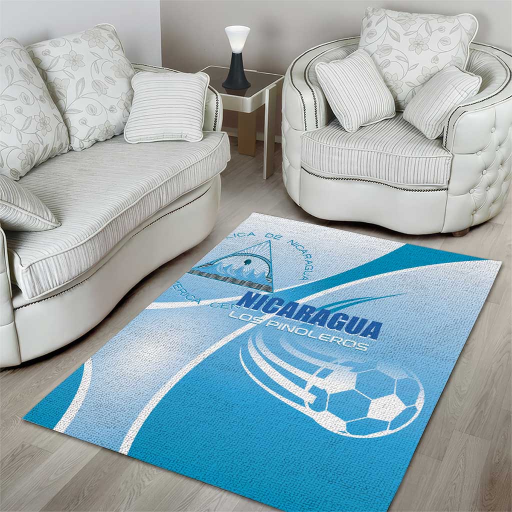 Nicaragua Football Area Rug Vamos Los Pinoleros