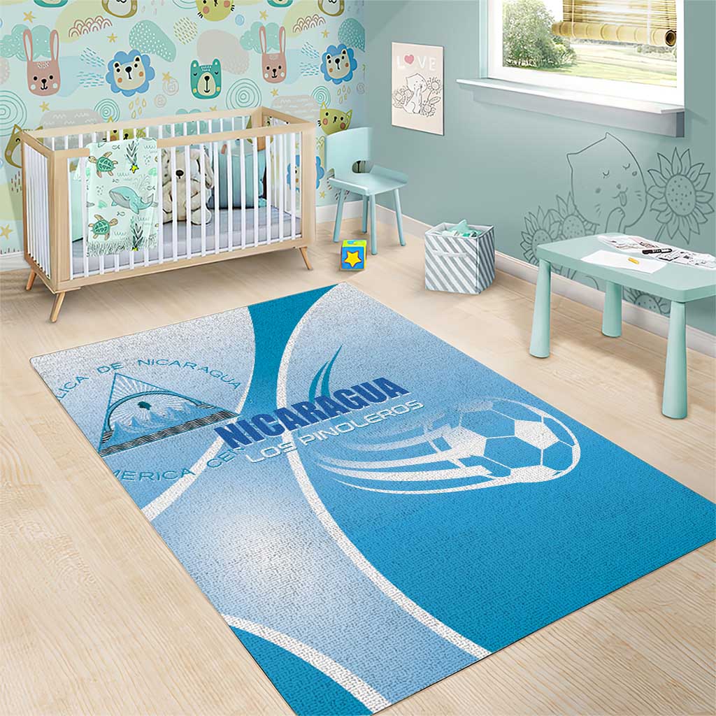 Nicaragua Football Area Rug Vamos Los Pinoleros
