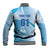 Custom Nicaragua Football Baseball Jacket Vamos Los Pinoleros