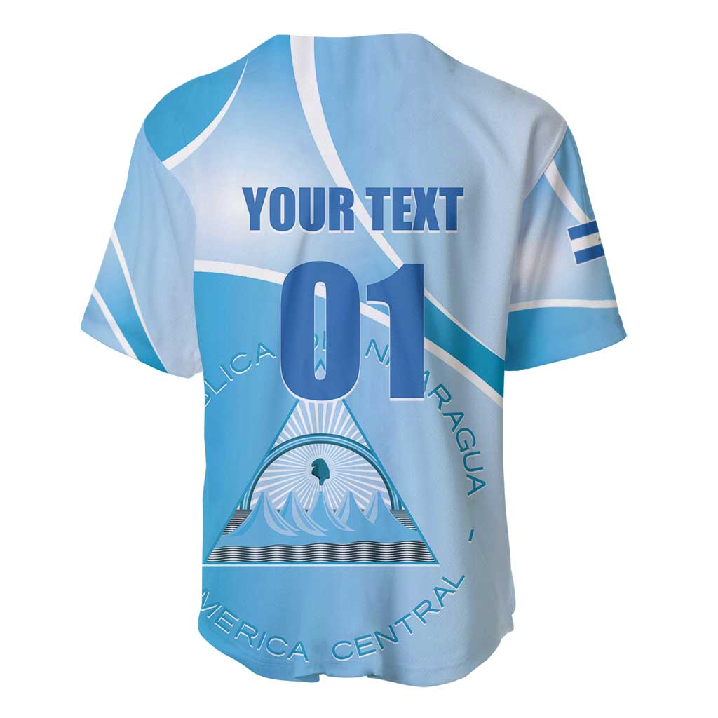 Custom Nicaragua Football Baseball Jersey Vamos Los Pinoleros