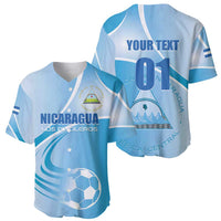 Custom Nicaragua Football Baseball Jersey Vamos Los Pinoleros