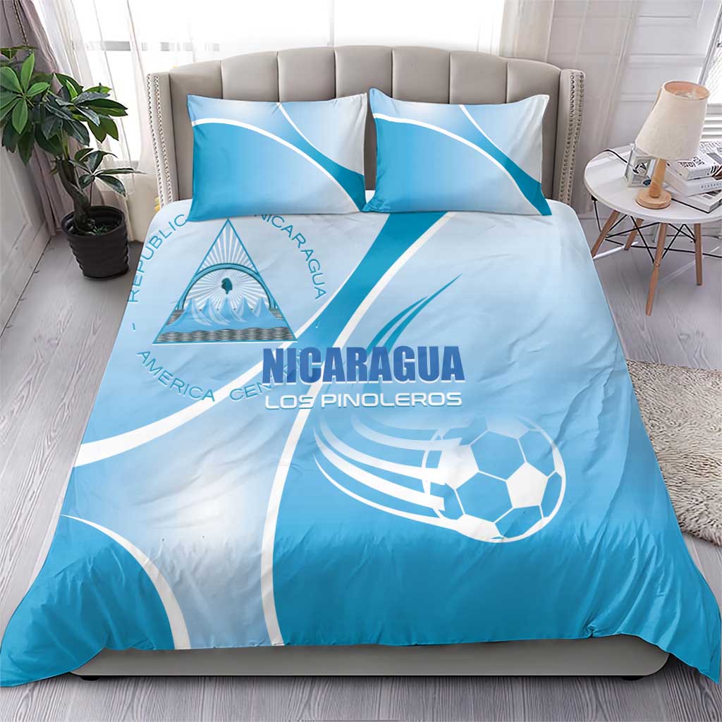 Nicaragua Football Bedding Set Vamos Los Pinoleros