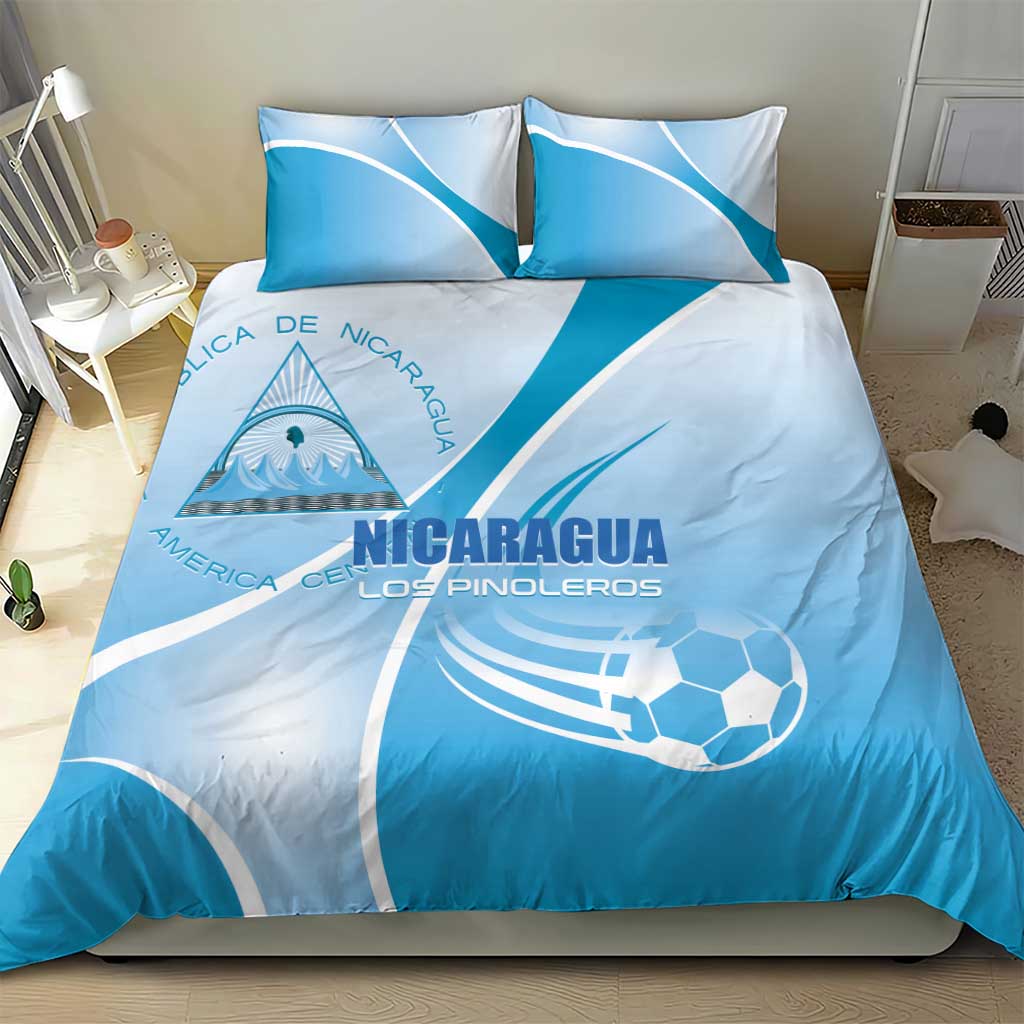 Nicaragua Football Bedding Set Vamos Los Pinoleros