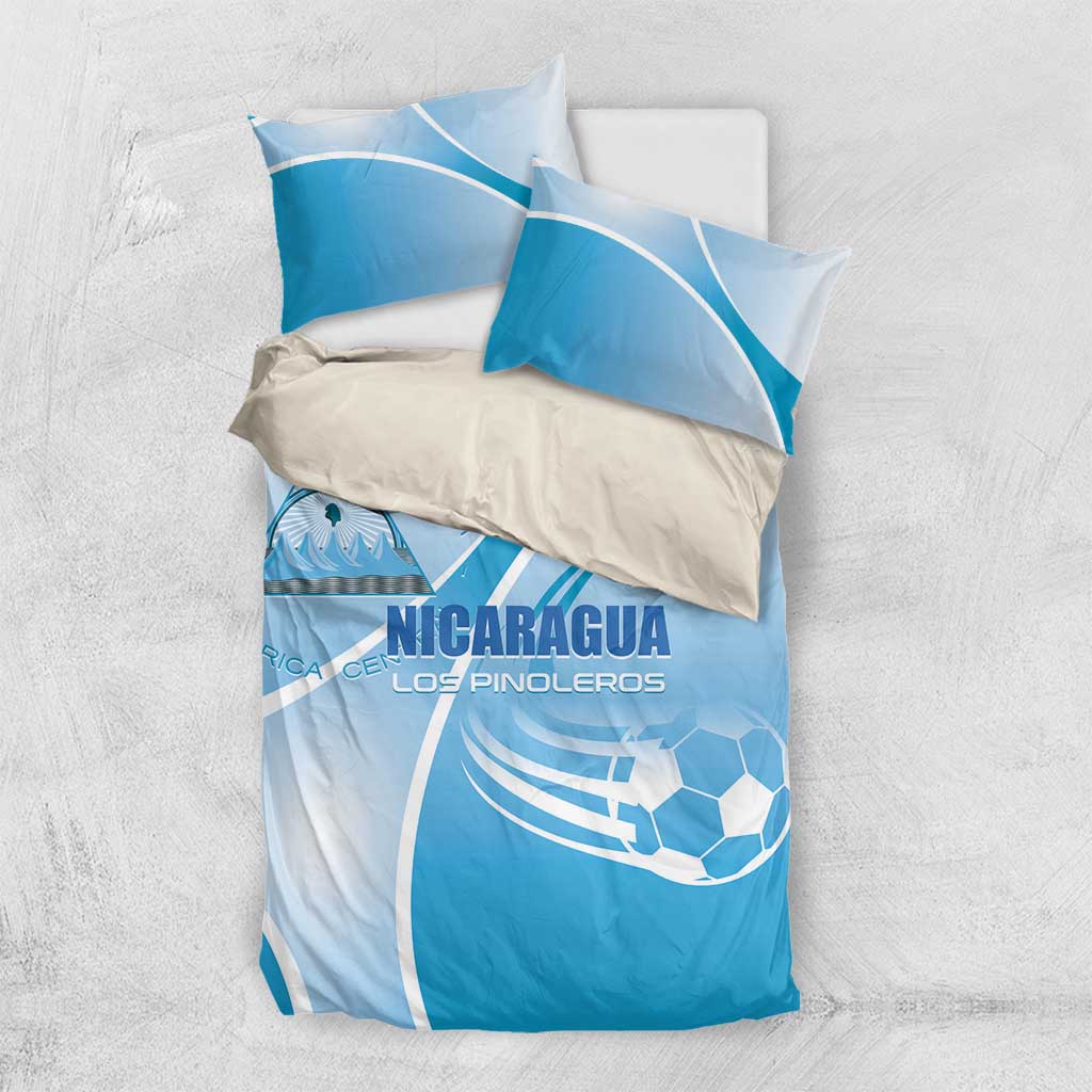 Nicaragua Football Bedding Set Vamos Los Pinoleros