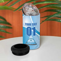 Custom Nicaragua Football 4 in 1 Can Cooler Tumbler Vamos Los Pinoleros