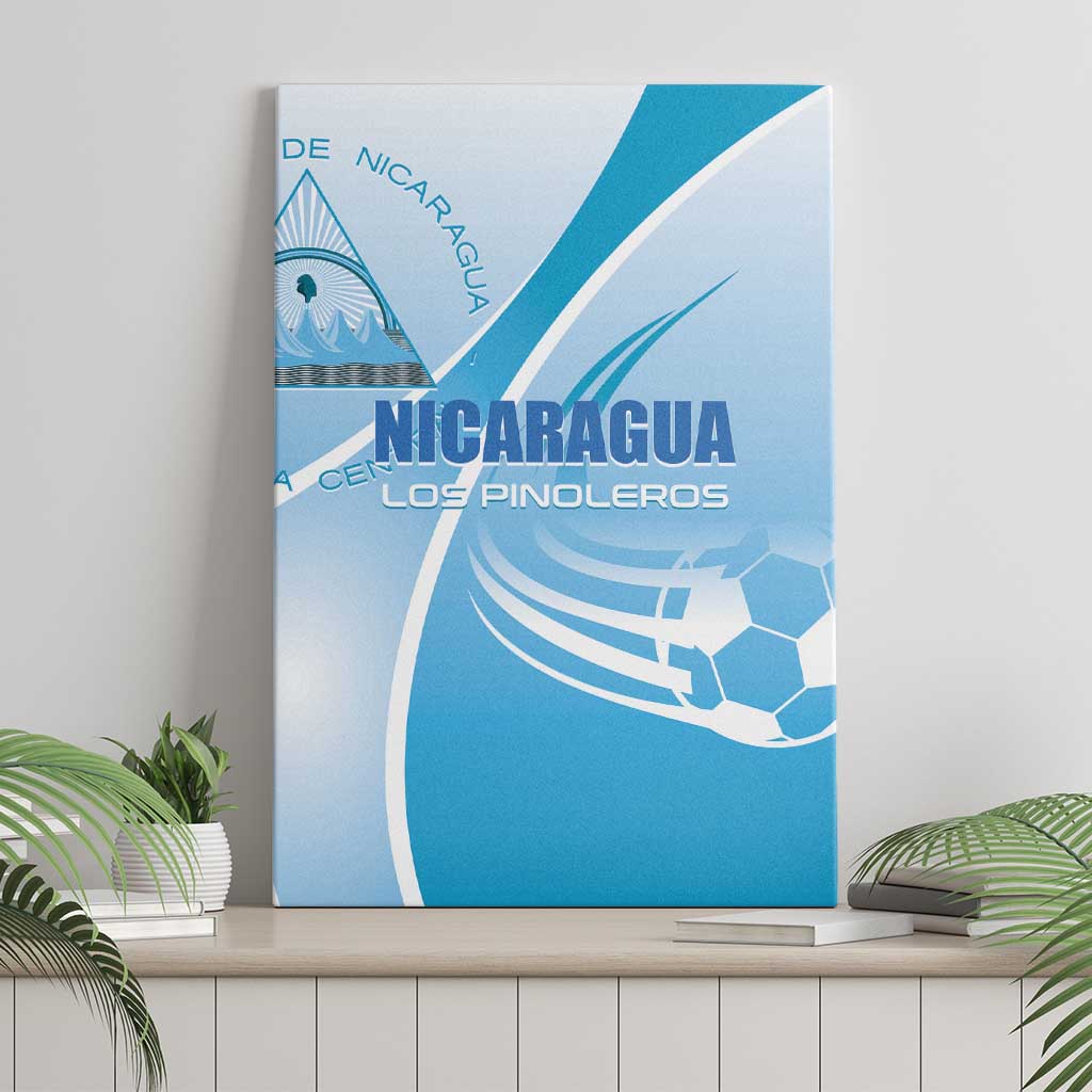 Nicaragua Football Canvas Wall Art Vamos Los Pinoleros
