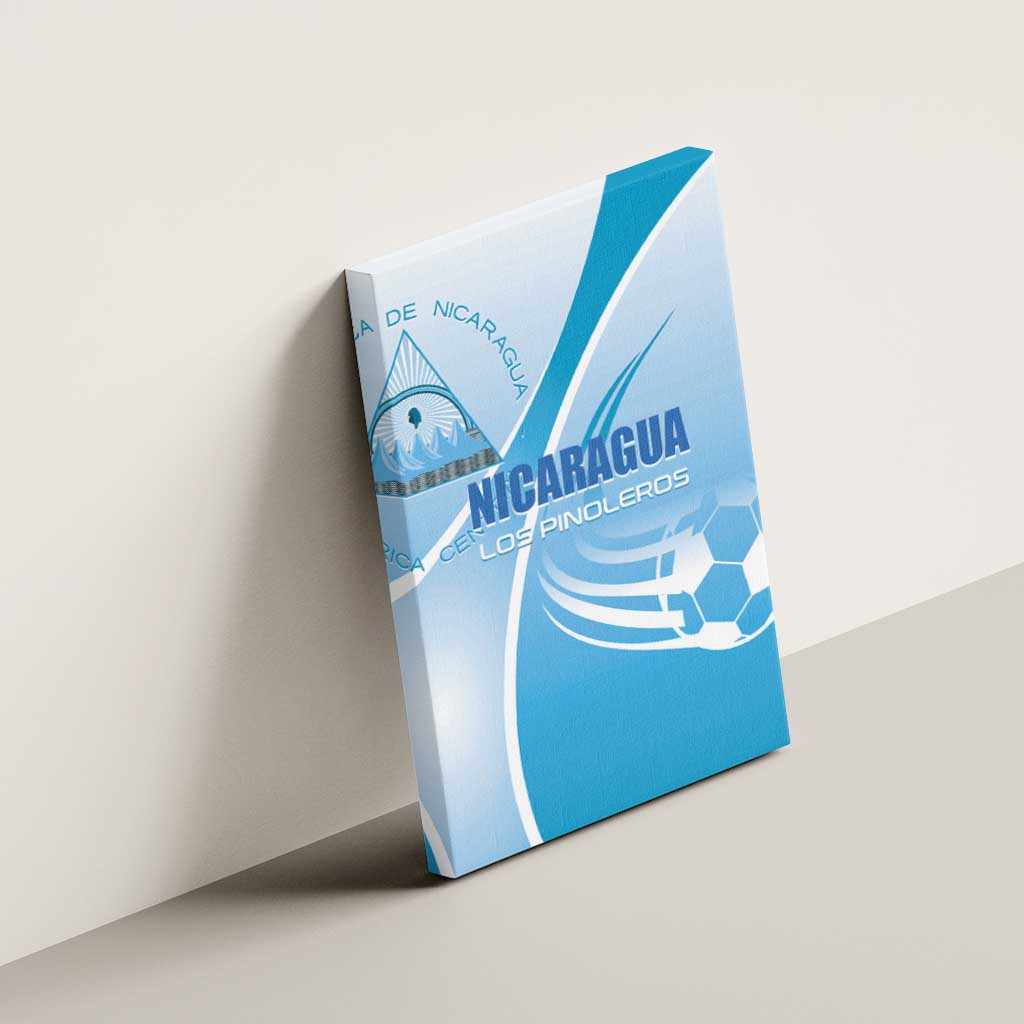Nicaragua Football Canvas Wall Art Vamos Los Pinoleros