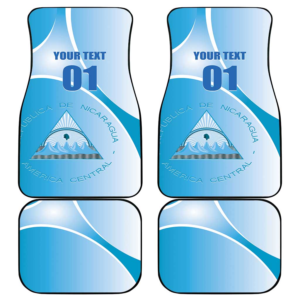 Nicaragua Football Car Mats Vamos Los Pinoleros