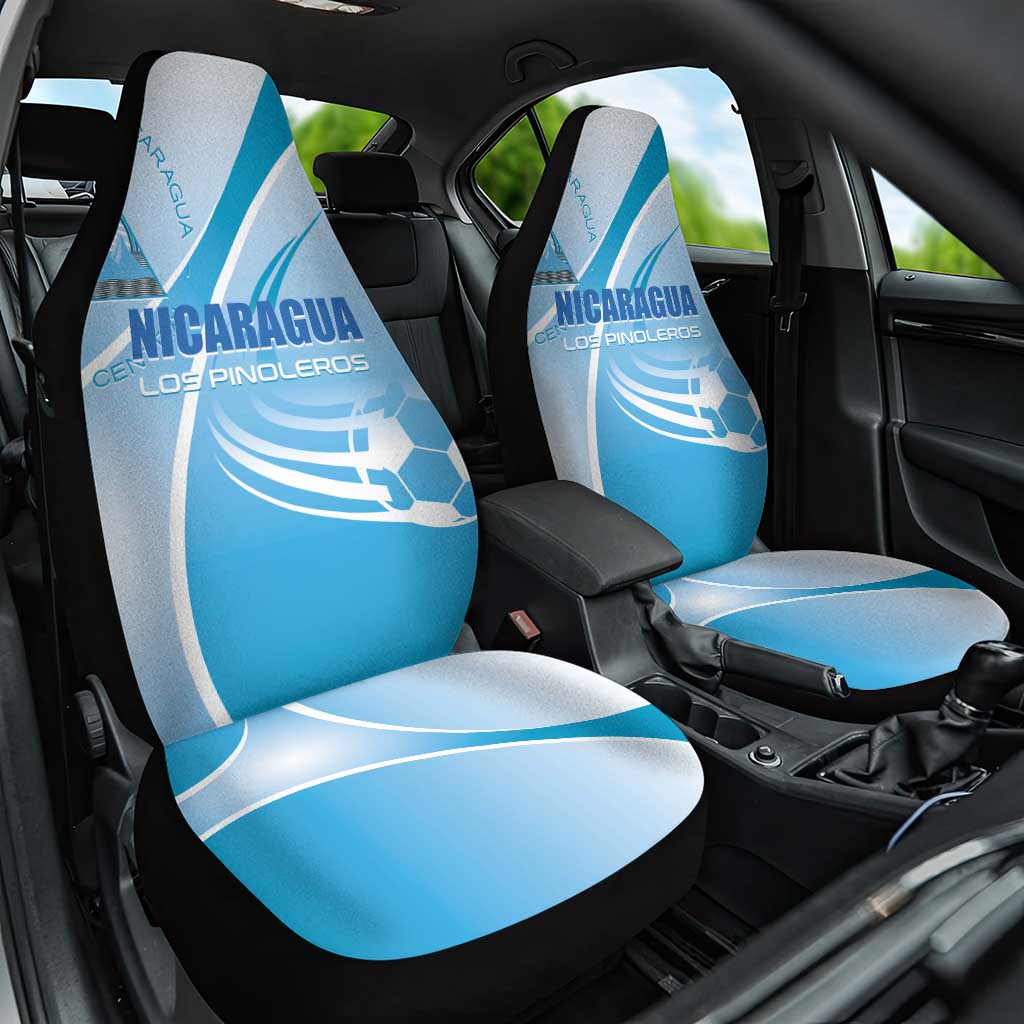 Nicaragua Football Car Seat Cover Vamos Los Pinoleros