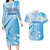 Custom Nicaragua Football Couples Matching Long Sleeve Bodycon Dress and Hawaiian Shirt Vamos Los Pinoleros