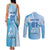 Custom Nicaragua Football Couples Matching Tank Maxi Dress and Long Sleeve Button Shirt Vamos Los Pinoleros