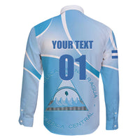 Custom Nicaragua Football Family Matching Long Sleeve Bodycon Dress and Hawaiian Shirt Vamos Los Pinoleros