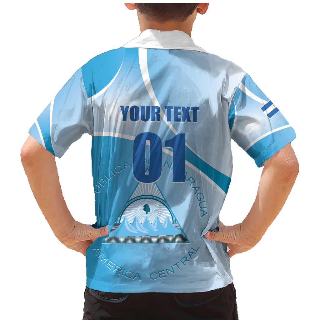 Custom Nicaragua Football Family Matching Mermaid Dress and Hawaiian Shirt Vamos Los Pinoleros