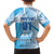 Custom Nicaragua Football Family Matching Off The Shoulder Long Sleeve Dress and Hawaiian Shirt Vamos Los Pinoleros