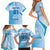 Custom Nicaragua Football Family Matching Short Sleeve Bodycon Dress and Hawaiian Shirt Vamos Los Pinoleros