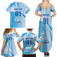 Custom Nicaragua Football Family Matching Summer Maxi Dress and Hawaiian Shirt Vamos Los Pinoleros