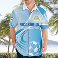 Custom Nicaragua Football Hawaiian Shirt Vamos Los Pinoleros